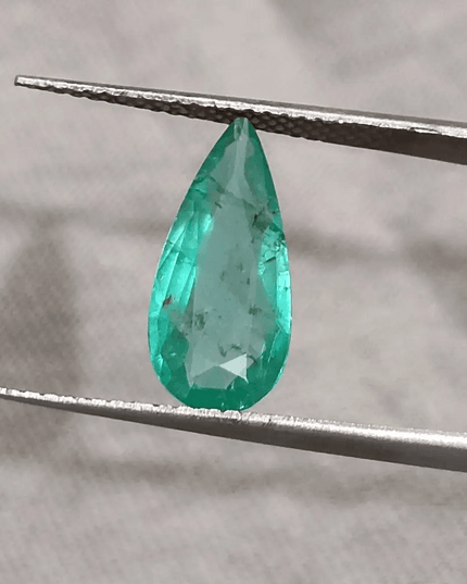 1.44ct Zambian Emerald, 100% Natural Earth mined Gem - SMSGEMS