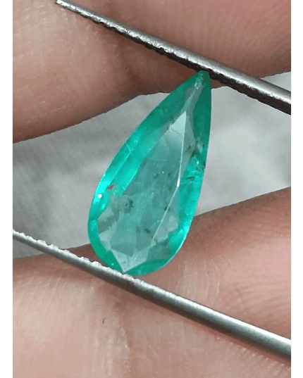 1.44ct Zambian Emerald, 100% Natural Earth mined Gem - SMSGEMS