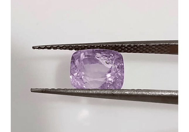 2.06ct Lavender Color Ceylon Sapphire , 100% Natural Untreated Gemstone - SMSGEMS