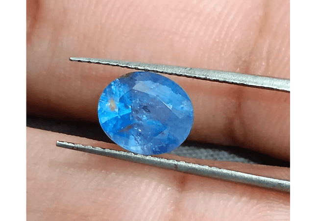 2.34ct Blue Ceylon Sapphire , 100% Natural Untreated Gemstone - SMSGEMS