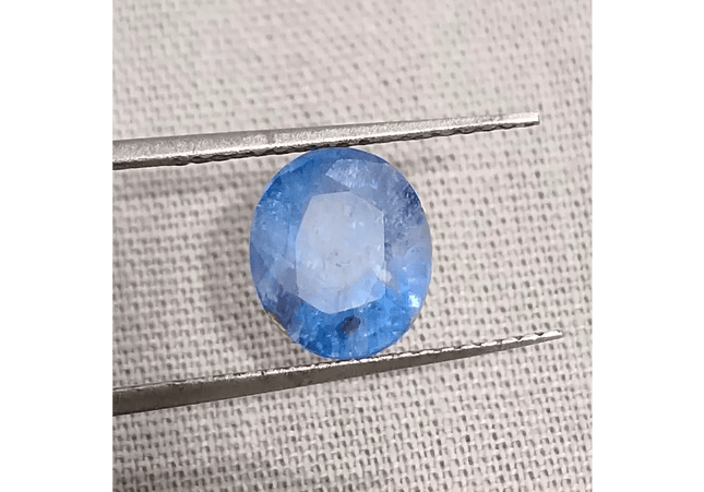 2.34ct Blue Ceylon Sapphire , 100% Natural Untreated Gemstone - SMSGEMS