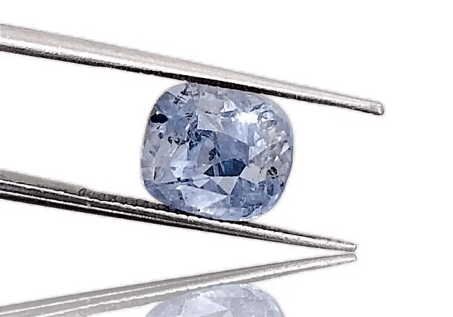 3.68ct Certified Beautiful Full Luster Pastel Blue Ceylon Sapphire, Natural Earth Mined untreated Gemstone - SMSGEMS