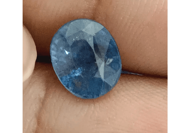 4.25ct IGI Certified Blue Ceylon Sapphire, Natural Gemstone - SMSGEMS