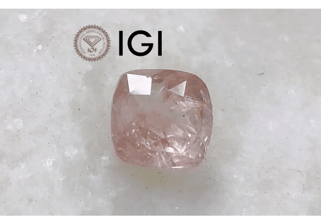 4.66ct IGI Certified Sunrise Padparadscha Sapphire , Natural Untreated Gemstone - SMSGEMS