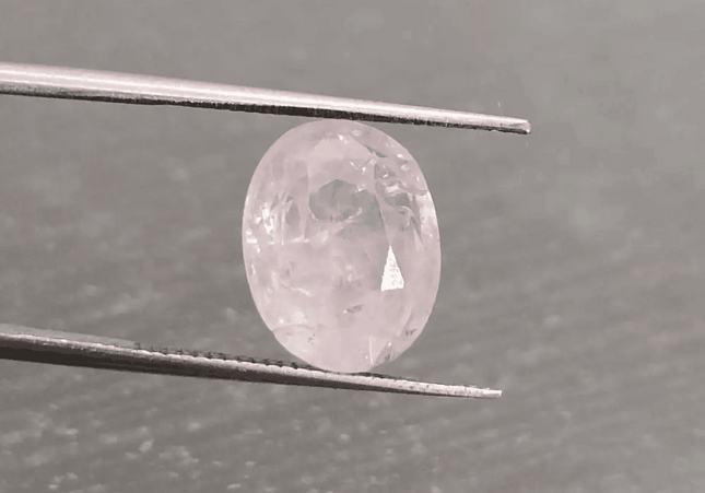 5.24ct Certified Pink Ceylon Sapphire, Natural untreated Gemstone - SMSGEMS