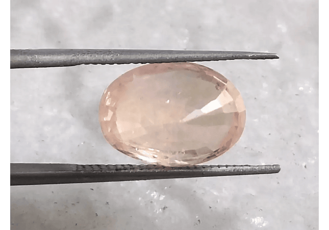 6.44ct Rare Certified Padparadscha Oval Cut Ceylon Sapphire, Natural Earth Mined untreated Gemstone - SMSGEMS