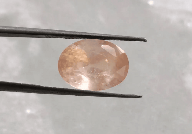 6.44ct Rare Certified Padparadscha Oval Cut Ceylon Sapphire, Natural Earth Mined untreated Gemstone - SMSGEMS