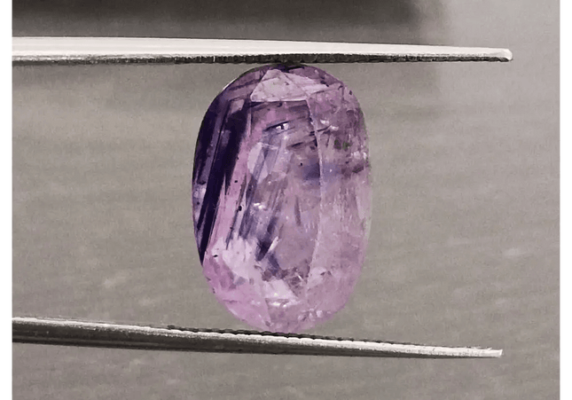 6.54ct Certified Purple Blue Ceylon Sapphire, Natural Earth Mined untreated Gemstone - SMSGEMS