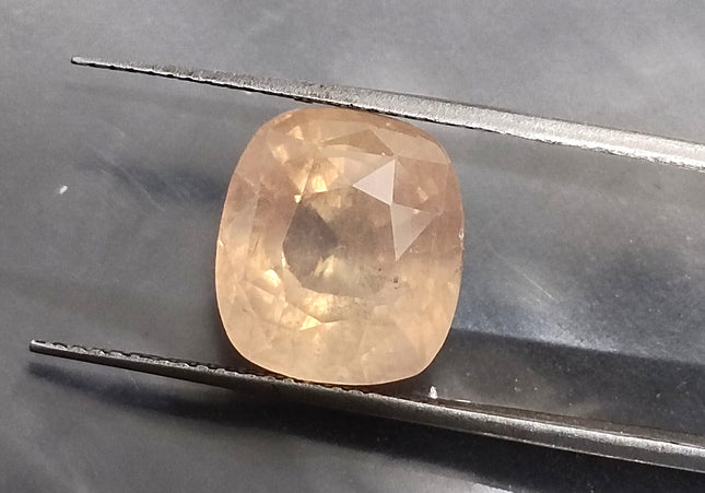 Certified 8.41ct Natural Untreated Padparadscha Sapphire.