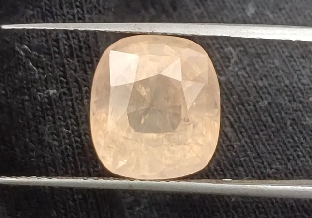 Certified 8.41ct Natural Untreated Padparadscha Sapphire.