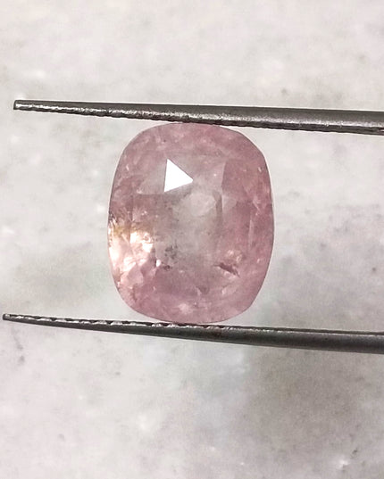 Certified 6.48ct Natural Untreated Padparadscha Sapphire.