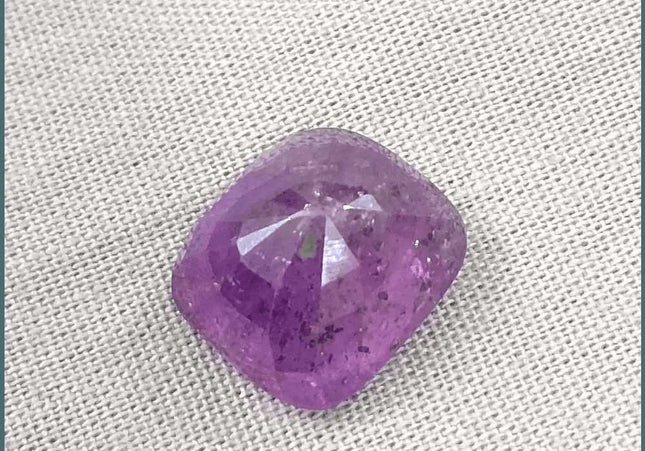 11.59ct Natural Untreated Purple Ceylon Sapphire AGRL Certified - SMSGEMS