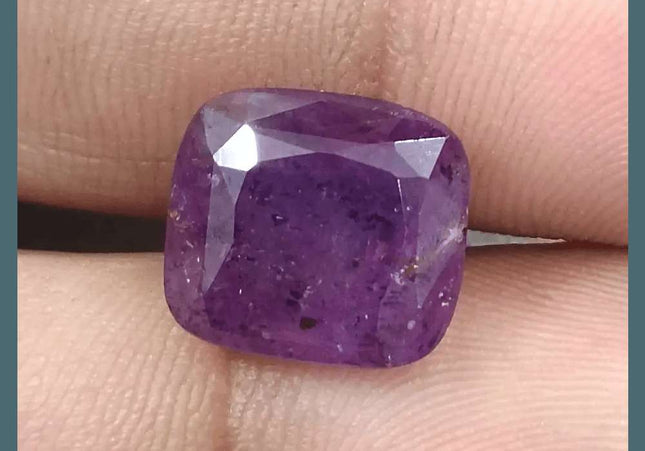 11.59ct Natural Untreated Purple Ceylon Sapphire AGRL Certified - SMSGEMS