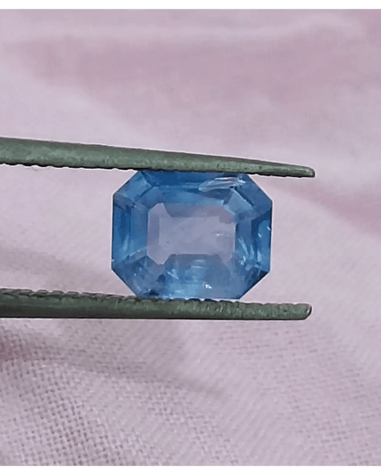 GSI Certified 1.02ct Blue Ceylon Sapphire, Natural Gemstone - SMSGEMS