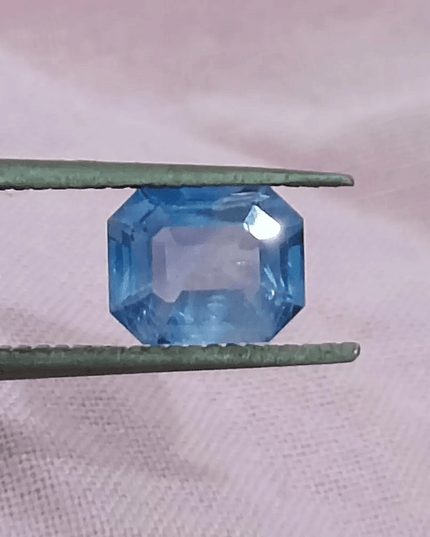 GSI Certified 1.02ct Blue Ceylon Sapphire, Natural Gemstone - SMSGEMS