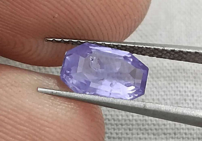 1.69ct Natural Violet Blue Sapphire GSI Certified Gemstone - SMSGEMS