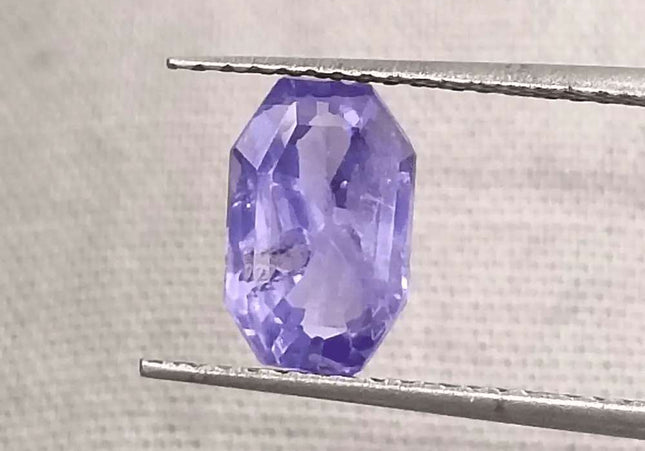 1.69ct Natural Violet Blue Sapphire GSI Certified Gemstone - SMSGEMS