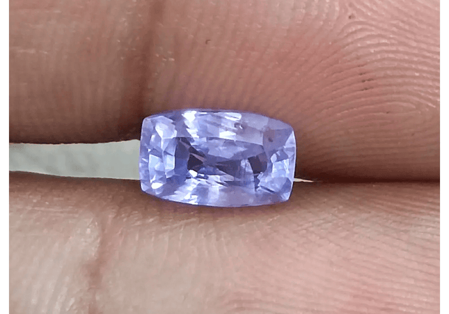 GSI Certified 1.73ct Purplısh Blue Ceylon Sapphire, Natural Untreated Gemstone - SMSGEMS