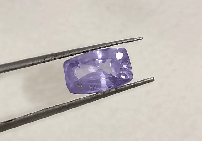 GSI Certified 1.73ct Purplısh Blue Ceylon Sapphire, Natural Untreated Gemstone - SMSGEMS