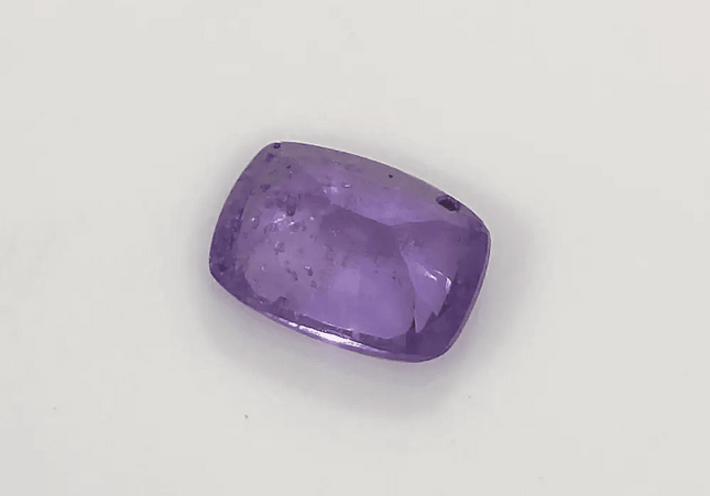 GSI Certified 2.10ct Purplish Blue Sapphire, Natural Untreated Gemstone - SMSGEMS