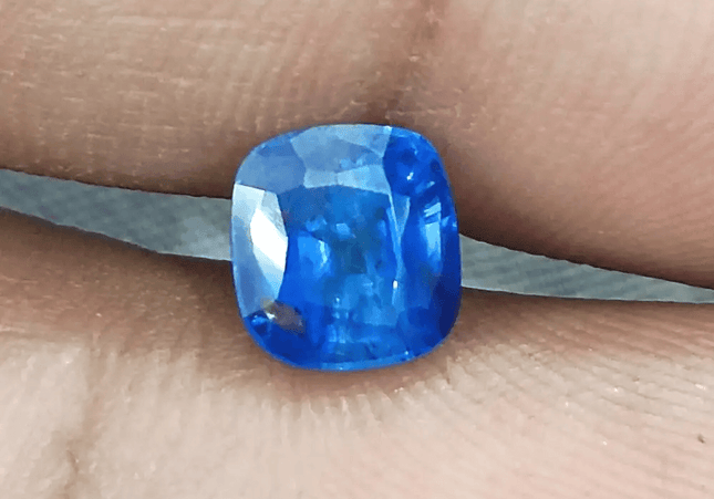 GSI Certified 2.25ct Royal Blue Ceylon Sapphire, Natural Gemstone - SMSGEMS