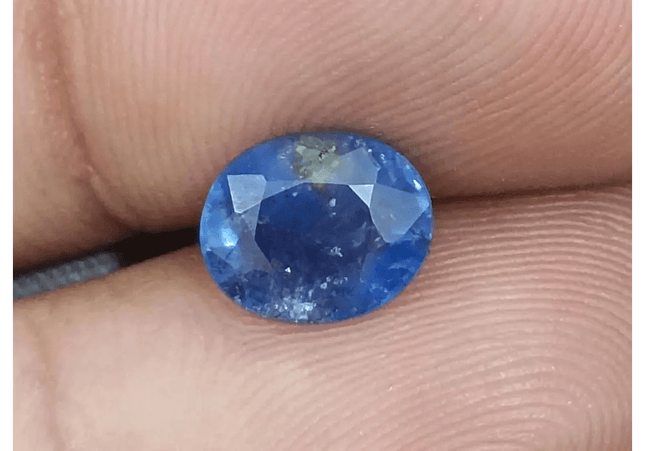 GSI Certified 2.27ct Blue Ceylon Sapphire, Natural Gemstone - SMSGEMS