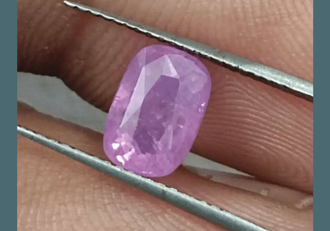 2.35ct GSI Certified Pink Purple Ceylon Sapphire - SMSGEMS