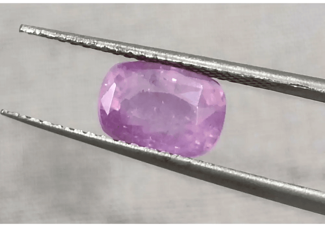 2.35ct GSI Certified Pink Purple Ceylon Sapphire - SMSGEMS