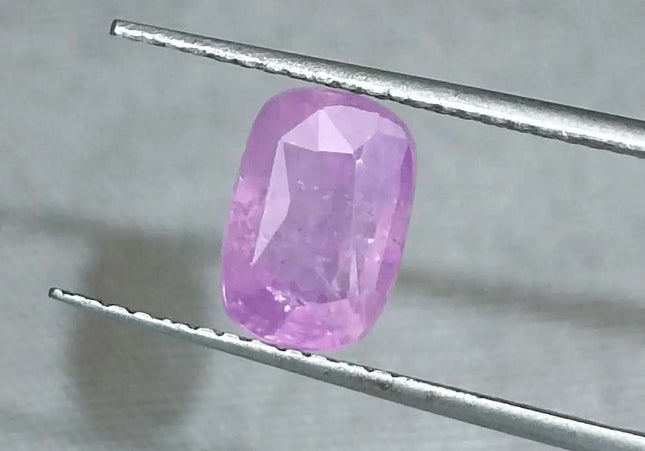 2.35ct GSI Certified Pink Purple Ceylon Sapphire - SMSGEMS