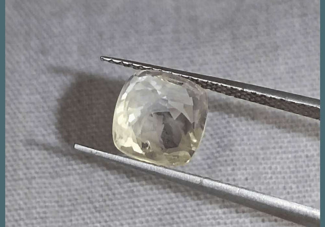 2.49ct Natural Untreated Yellow Ceylon Sapphire - SMSGEMS