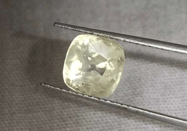 2.49ct Natural Untreated Yellow Ceylon Sapphire - SMSGEMS
