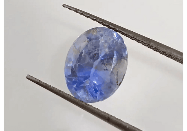 GSI Certified 2.83ct Blue Ceylon Sapphire , Natural Untreated Earth Mined Gemstone - SMSGEMS