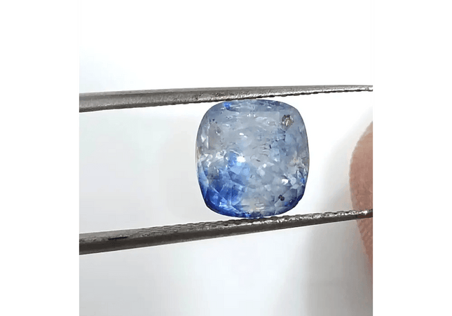 GSI Certified 3.58ct Blue Ceylon Sapphire, Natural untreated Gemstone - SMSGEMS