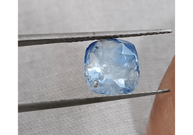 GSI Certified 3.58ct Blue Ceylon Sapphire, Natural untreated Gemstone - SMSGEMS