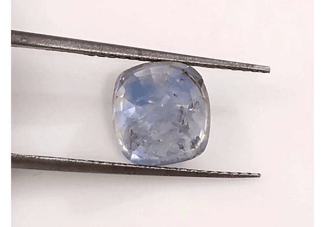 GSI Certified 3.58ct Blue Ceylon Sapphire, Natural untreated Gemstone - SMSGEMS