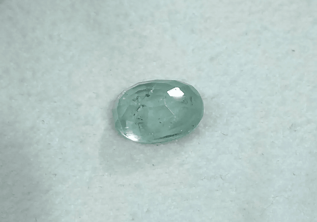GSI Certified 4.49ct Green Ceylon Sapphire, Natural Untreated Gemstone - SMSGEMS