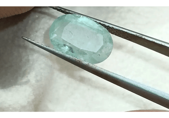 GSI Certified 4.49ct Green Ceylon Sapphire, Natural Untreated Gemstone - SMSGEMS