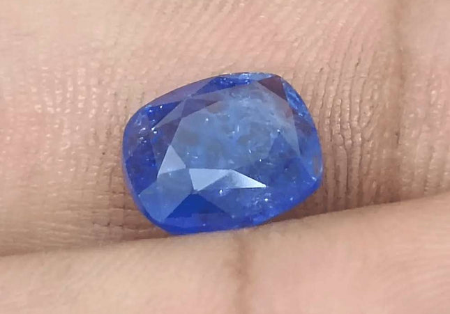 GSI Certified 4.49ct Deep Royal Blue Sapphire - SMSGEMS