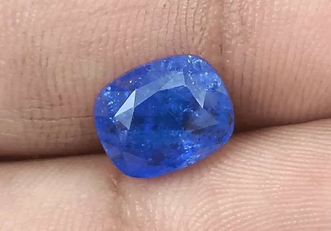 GSI Certified 4.49ct Deep Royal Blue Sapphire - SMSGEMS