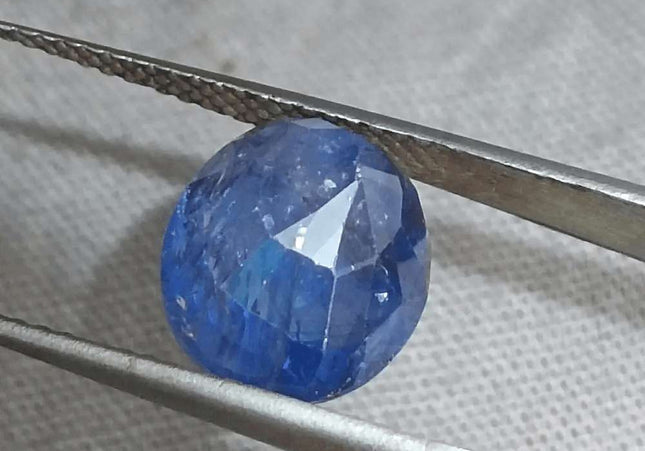 GSI Certified 5.68ct Deep Blue Sapphire - SMSGEMS