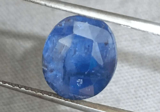 GSI Certified 5.68ct Deep Blue Sapphire - SMSGEMS