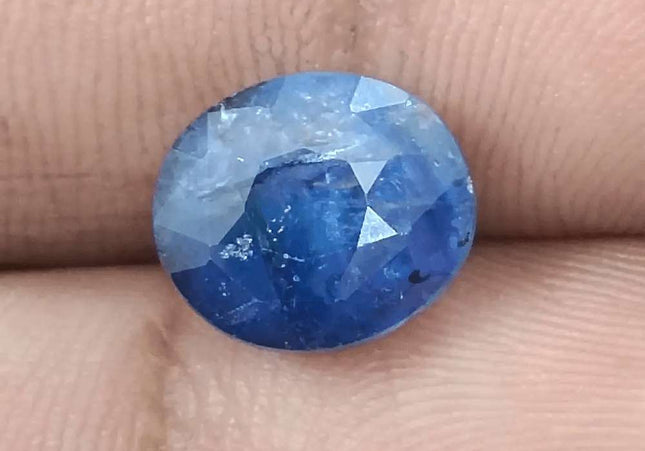 GSI Certified 5.68ct Deep Blue Sapphire - SMSGEMS