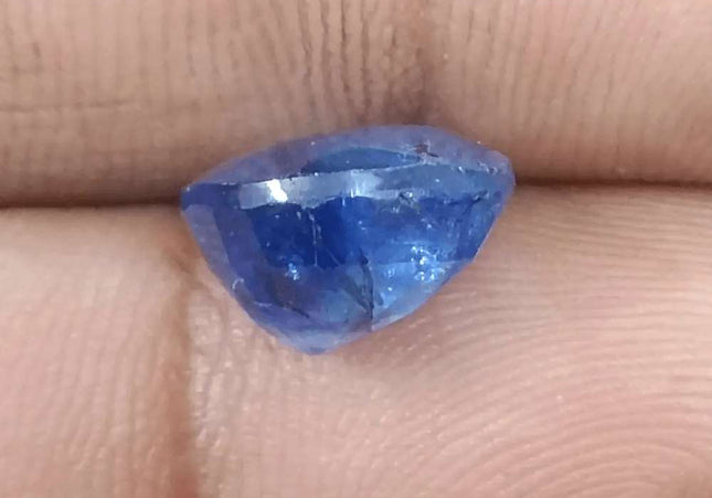 GSI Certified 5.68ct Deep Blue Sapphire - SMSGEMS
