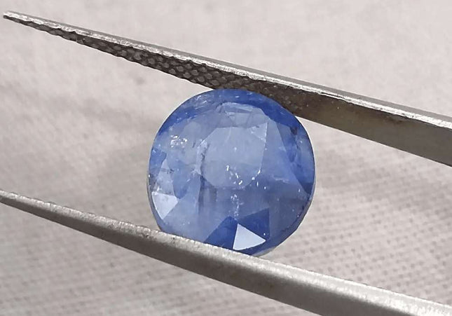 GSI Certified 5.68ct Deep Blue Sapphire - SMSGEMS