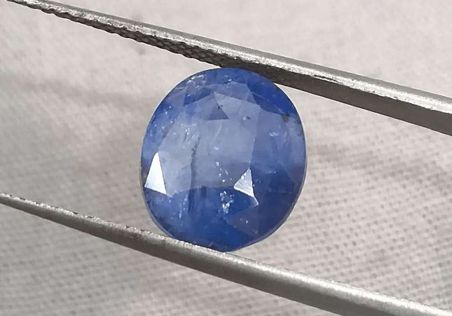 GSI Certified 5.68ct Deep Blue Sapphire - SMSGEMS