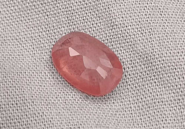 IGI Certified 3.29ct Padparadscha Sapphire, Natural Heated Gemstone - SMSGEMS