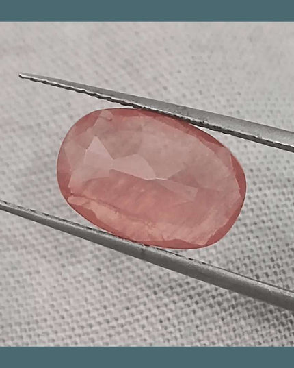 IGI Certified 3.29ct Padparadscha Sapphire, Natural Heated Gemstone - SMSGEMS
