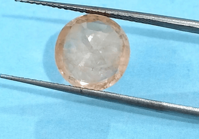 IGI Certified 4.48ct Padparadscha Sappire, Natural Untreated Gemstone - SMSGEMS