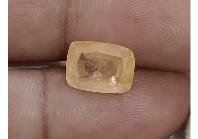 IGI Certified 5.28ct Ceylon Padparadscha Sapphire, Natural Untreated Gemstone - SMSGEMS