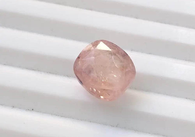 IGI Certified 5.44ct Padparadscha Cushion Cut Ceylon Sapphire, Natural Earth Mined untreated Gemstone - SMSGEMS